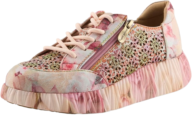 Painted Patchwork Sneakers